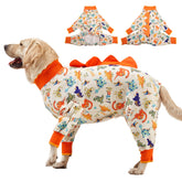 LovinPet PJS para perros grandes con dinosaurio azul, ideal para recuperación suave