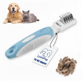 LOVINPUP Pet Mat Remover con dientes redondeados para desenredar con suavidad