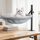 LOVSTORAGE cama escritorio gato 360 grados: observación del entorno desde su nido