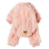 Pijama Loyanyy para perro con cintura elástica y cobertura de 4 patas, cómodo día a día.