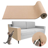 LSGCQ alfombra rasca-gato adhesiva beis, instalación fácil para proteger muebles