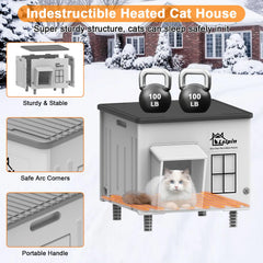 Lslpin almohadilla calefactora, calor cómodo y seguro para gatos