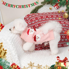 LUBOT suéter navideño con diseño alegre, ideal para paseos festivos.