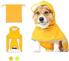 Luccalily capa de lluvia para perro pequeño, ligera y cómoda para paseos.