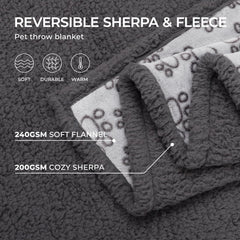 Luciphia Manta Confort Doble Cara Sherpa-Fleece brinda confort lujoso y cálido