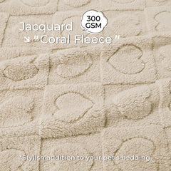 Manta Luciphia con textura felpa premium, cómoda para mascotas.