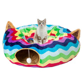 LUCKITTY túnel-gato diseño-flexible ideal para explorar y jugar.