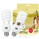 LUCKY HERP dos-pack luz UVB para reptiles desérticos, ideal para dos terrarios.