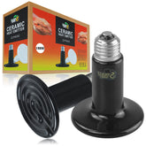 LUCKY HERP emisor calor cerámico 150W, vista frontal del producto, calor sin luz