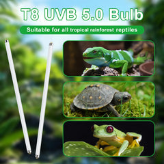 LUCKY HERP T8 15W UVB, vida útil de un año para conveniencia.