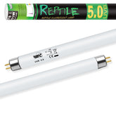 LUCKY HERP T8 15W UVB, lámpara dual para terrarios, cobertura uniforme.