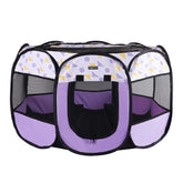 Lucky Monet Playpen portátil para perros y gatos, ligero para viajar