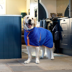 Lucky Pooch Bata de Baño para Perro, doble capa para secado eficiente.