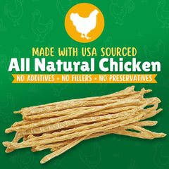 Lucky Premium Treats tiras de pollo deshidratadas, snack sabroso para todas las razas.