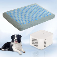 Cama Lucky Tom para mascotas con enfriamiento por agua, descanso fresco.