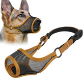 LUCKYPAW bozal de malla transpirable para perros, facilita la respiración durante paseos y entrenamiento