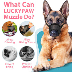 LUCKYPAW bozal diseño aireado que facilita la respiración