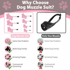 LUCKYPAW bozal para razas pequeñas apto para Chihuahua y Yorkshire
