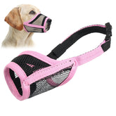 LUCKYPAW mordaza malla XL, vista lateral para permitir movimiento cómodo durante paseos.