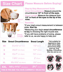 LUCKYPAW Muzzle con malla transpirable para mayor confort al respirar