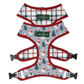 Lucy & Co. arnés de perro reversible con doble estampado, ideal para paseos diarios.