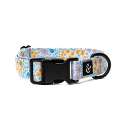 Lucy & Co. collar entre las flores silvestres: cierre metálico duradero para paseos seguros