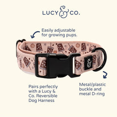 Collar Lucy & Co con diseños adorables para expresar la personalidad de tu mascota.