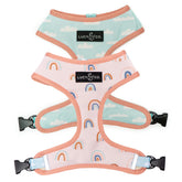 Lucy & Co. en Las Nubes: arnés reversible para perro mediano, frontal para ajuste cómodo durante paseos.