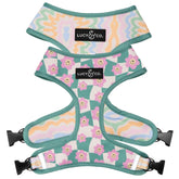 Lucy Co Just Chill arnés reversible frente, cómodo y con estilo para paseos.