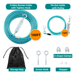 LUFFWELL cable-enganche-15ft: instalación rápida para exteriores.