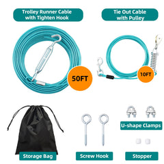 LUFFWELL, cable de amarre de 10 pies, control práctico en cada uso