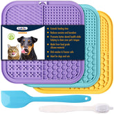 Lukito Lick Mat con ventosas fijadas para fijación estable y distracción.