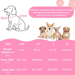 Lukovee correa para cachorro rosa pastel, clip giratorio 360° para evitar enredos