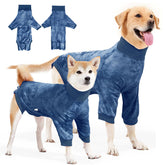 Lukovee Recovery Suit para perros con mangas: protección frente a lamidas durante la recuperación.