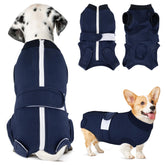 Lukovee recovery suit para perros, cierre trasero que facilita vestir al animal