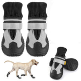 Zapatos Lukovee impermeables para perro, exterior resistente para paseos bajo la lluvia.