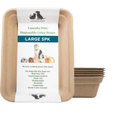 Caja de arena desechable LumaKa Pets, borde grueso, lista para uso diario y piso protegido.