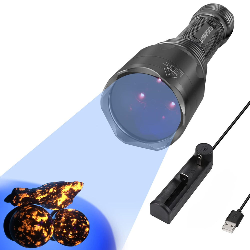 LUMENSHOOTER S3 linterna UV 365nm para detección precisa de fluorescencia