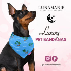 LunaMarie bandana para perros, doble capa, costuras duraderas para aventuras diarias