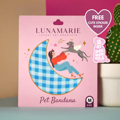Bandana LunaMarie de doble capa, diseño elegante para eventos.