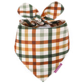 LunaMarie bandana para cumpleaños de otoño, diseño grande para perros activos en sesiones.