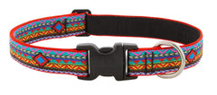 Collar Lupine El Paso 1 pulgada, ajustable 16-28 pulgadas, ideal para perros grandes.