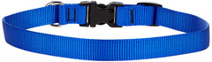 Collar LupinePet Basics azul, cierre firme para paseos seguros