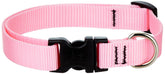 Collar LupinePet Basics rosado, ajustable 13-22 pulgadas para paseos diarios.