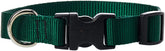 Collar LupinePet Basics verde de 3/4 de pulgada para perros pequeños, cómodo y duradero.