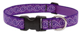 Collar LupinePet para perro grande con diseño enrollado, ajuste 16-28 pulgadas, cómodo y duradero.