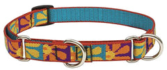 Collar martingale LupinePet Originals Crazy Daisy 3/4 de pulgada para entrenamiento suave y control