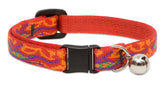 Collar LupinePet Originals Gecko para gato de 0,5 pulgadas, cómodo y ajustable.