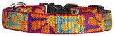 Collar LupinePet Originals Crazy Daisy 13-22 pulgadas, duradero y cómodo para paseos diarios.