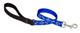 LupinePet Originals Dapper Dog: correa de tráfico de 2 pies con asa acolchada para mayor comodidad